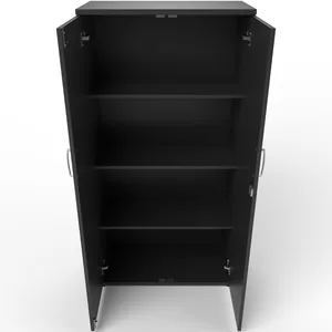 Impulse Lockable Office Storage Cupboard in Four Heights
