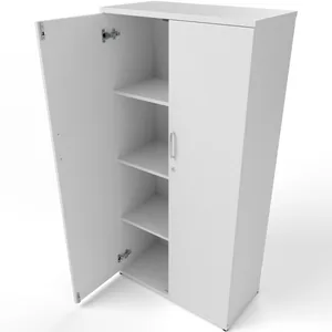 Impulse Lockable Office Storage Cupboard in Four Heights