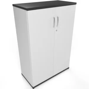 Impulse Lockable Office Storage Cupboard in Four Heights