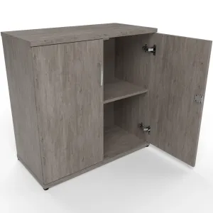 Impulse Lockable Office Storage Cupboard in Four Heights