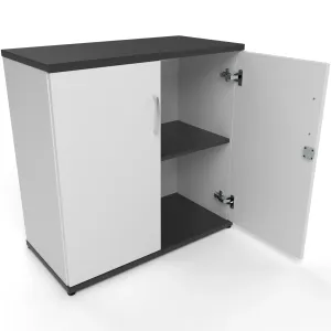 Impulse Lockable Office Storage Cupboard in Four Heights