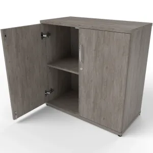 Impulse Lockable Office Storage Cupboard in Four Heights