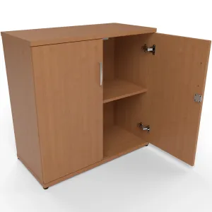 Impulse Lockable Office Storage Cupboard in Four Heights
