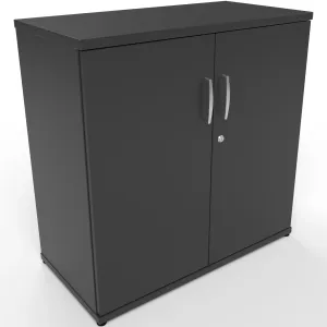 Impulse Lockable Office Storage Cupboard in Four Heights