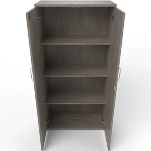 Impulse Lockable Office Storage Cupboard in Four Heights