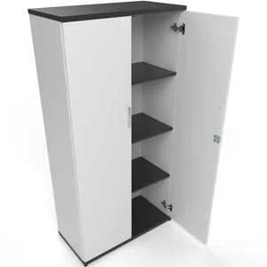 Impulse Lockable Office Storage Cupboard in Four Heights