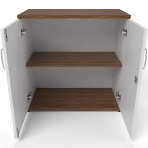 Impulse Lockable Office Storage Cupboard in Four Heights