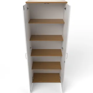 Impulse Lockable Office Storage Cupboard in Four Heights
