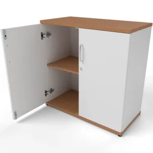 Impulse Lockable Office Storage Cupboard in Four Heights