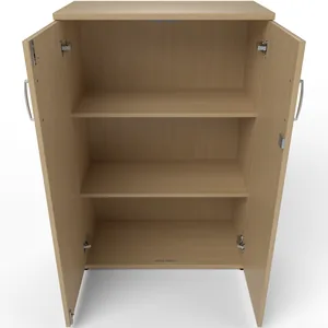 Impulse Lockable Office Storage Cupboard in Four Heights