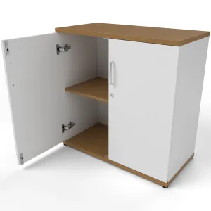 Impulse Lockable Office Storage Cupboard in Four Heights