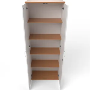 Impulse Lockable Office Storage Cupboard in Four Heights