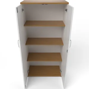 Impulse Lockable Office Storage Cupboard in Four Heights