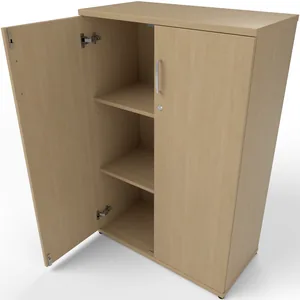 Impulse Lockable Office Storage Cupboard in Four Heights