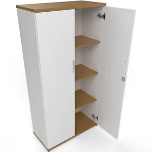 Impulse Lockable Office Storage Cupboard in Four Heights