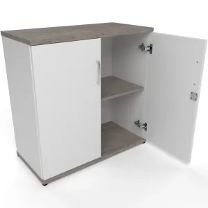Impulse Lockable Office Storage Cupboard in Four Heights