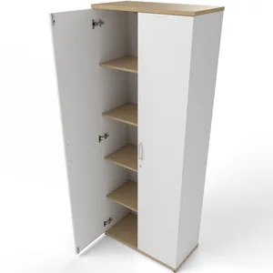 Impulse Lockable Office Storage Cupboard in Four Heights