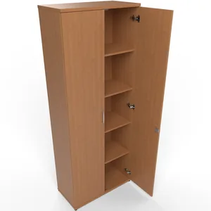 Impulse Lockable Office Storage Cupboard in Four Heights