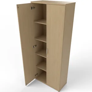 Impulse Lockable Office Storage Cupboard in Four Heights