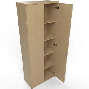 Impulse Lockable Office Storage Cupboard in Four Heights