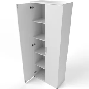 Impulse Lockable Office Storage Cupboard in Four Heights