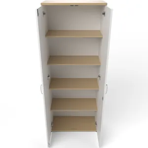 Impulse Lockable Office Storage Cupboard in Four Heights