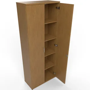 Impulse Lockable Office Storage Cupboard in Four Heights