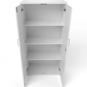 Impulse Lockable Office Storage Cupboard in Four Heights
