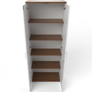 Impulse Lockable Office Storage Cupboard in Four Heights