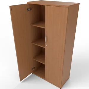 Impulse Lockable Office Storage Cupboard in Four Heights