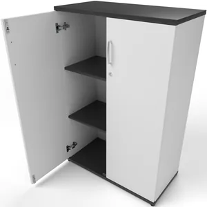 Impulse Lockable Office Storage Cupboard in Four Heights