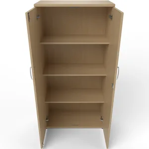 Impulse Lockable Office Storage Cupboard in Four Heights