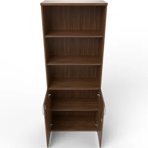 Impulse Tall Open Shelves Office Cupboard with Optional Doors