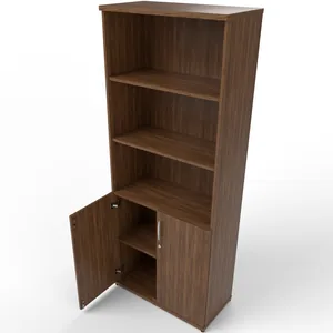 Impulse Tall Open Shelves Office Cupboard with Optional Doors
