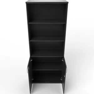 Impulse Tall Open Shelves Office Cupboard with Optional Doors