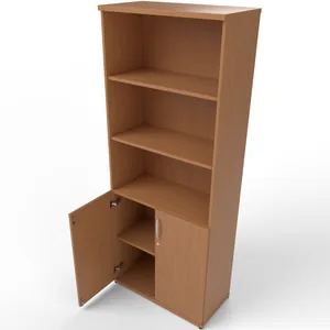 Impulse Tall Open Shelves Office Cupboard with Optional Doors