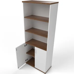 Impulse Tall Open Shelves Office Cupboard with Optional Doors