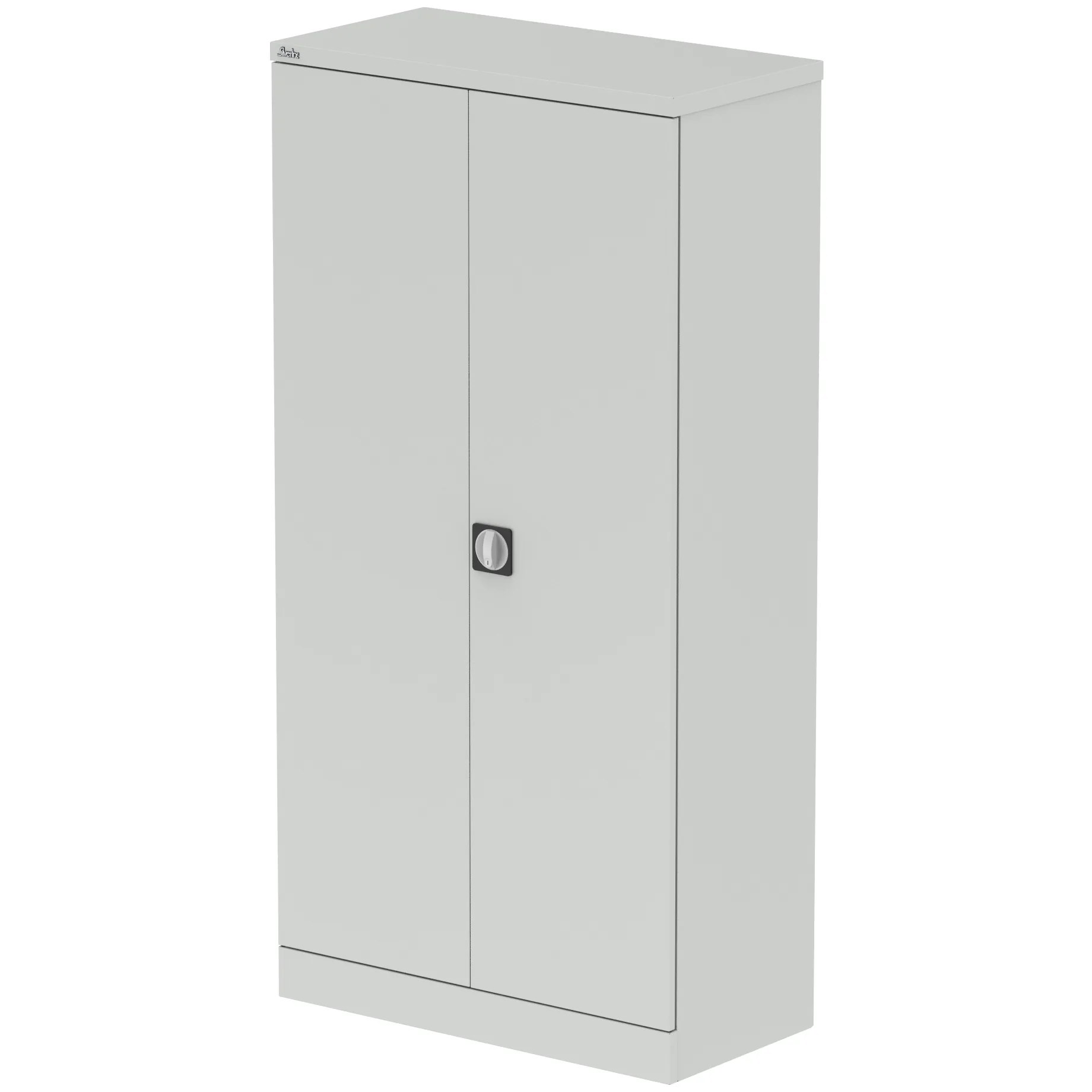 Qube Steel 2-Door Stationery Office Cupboard with Shelves