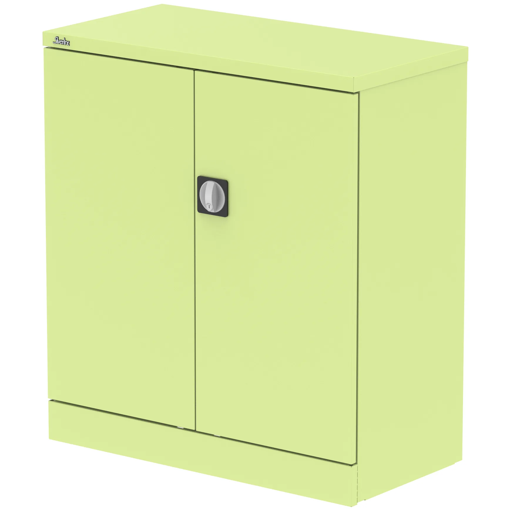 Qube Steel 2-Door Stationery Office Cupboard with Shelves