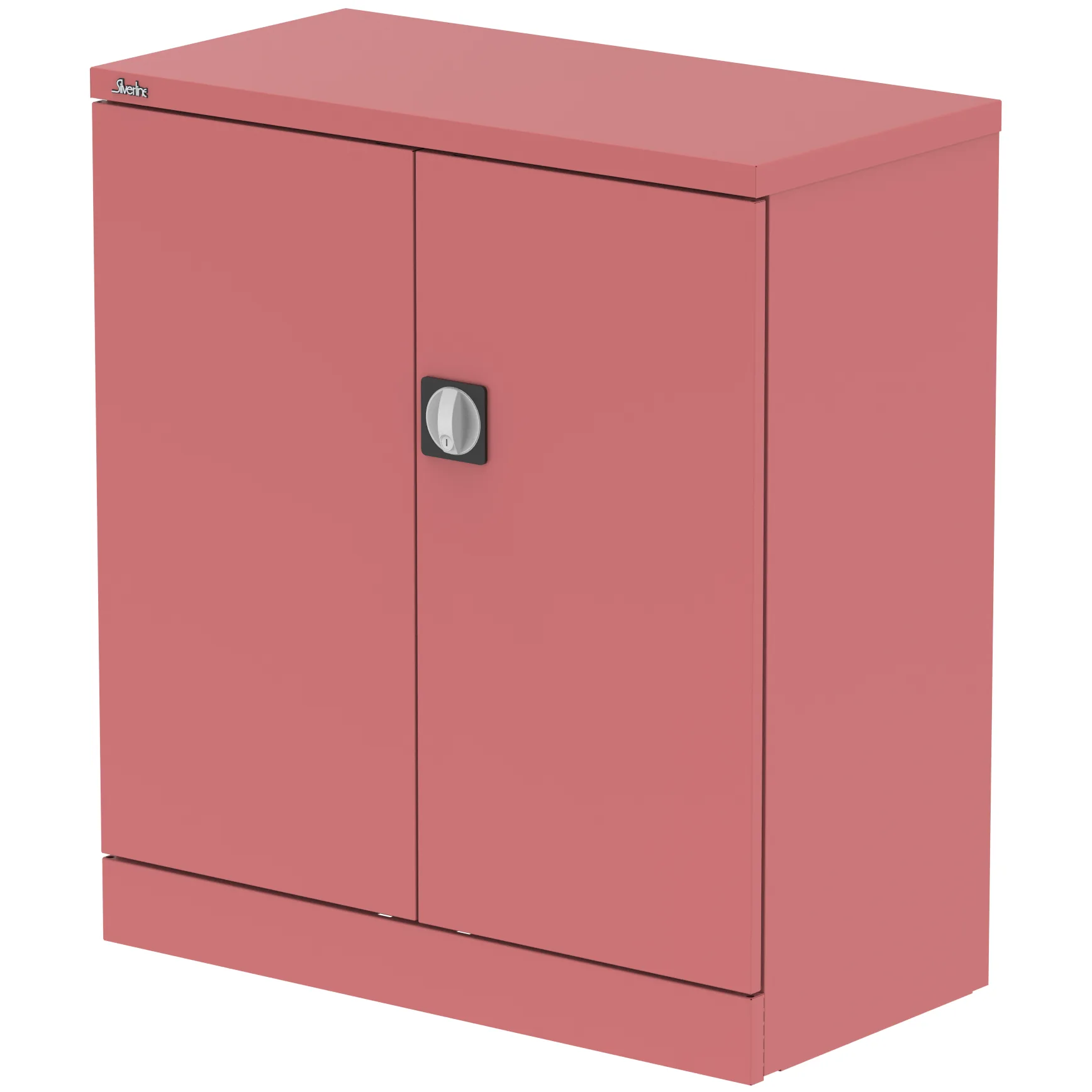 Qube Steel 2-Door Stationery Office Cupboard with Shelves