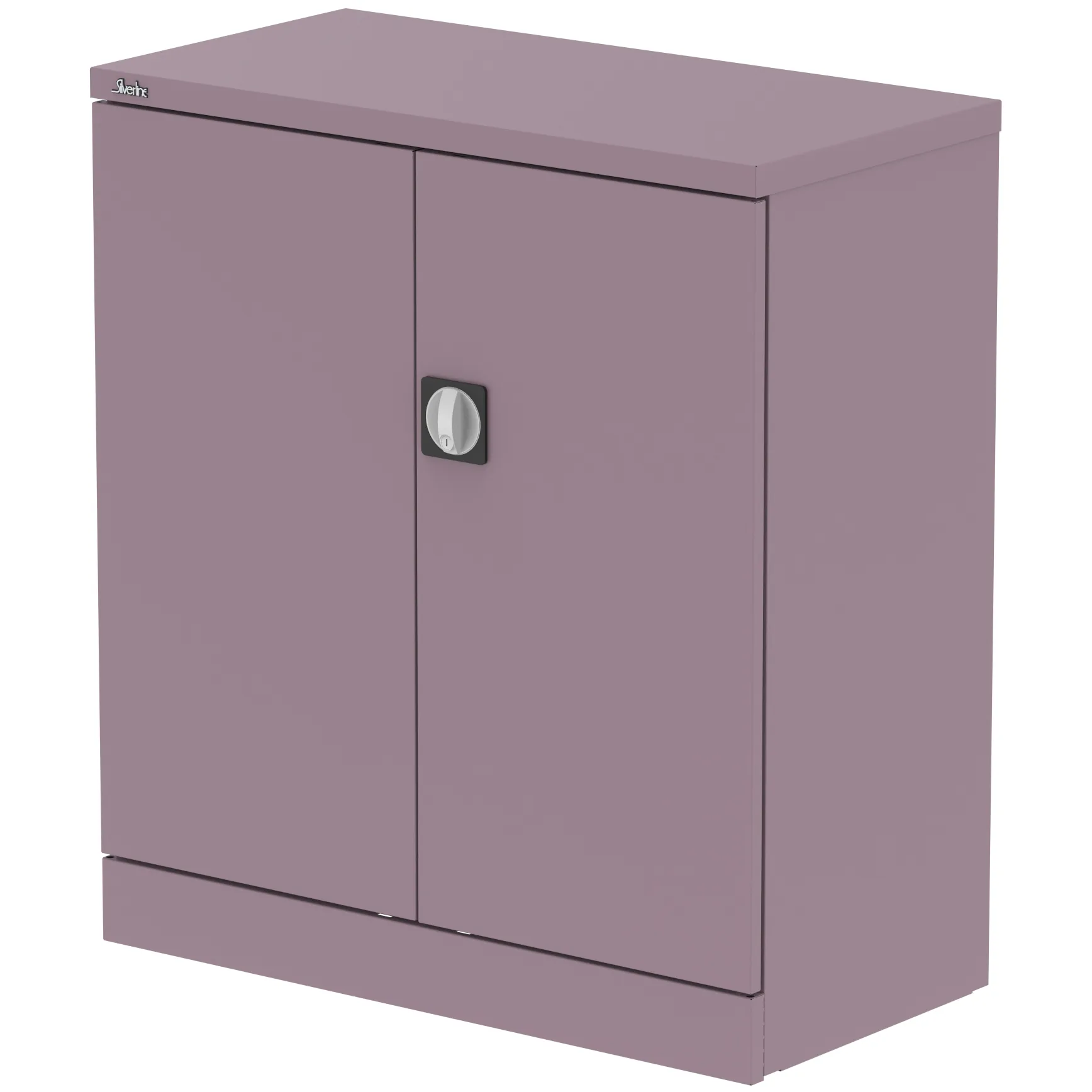 Qube Steel 2-Door Stationery Office Cupboard with Shelves