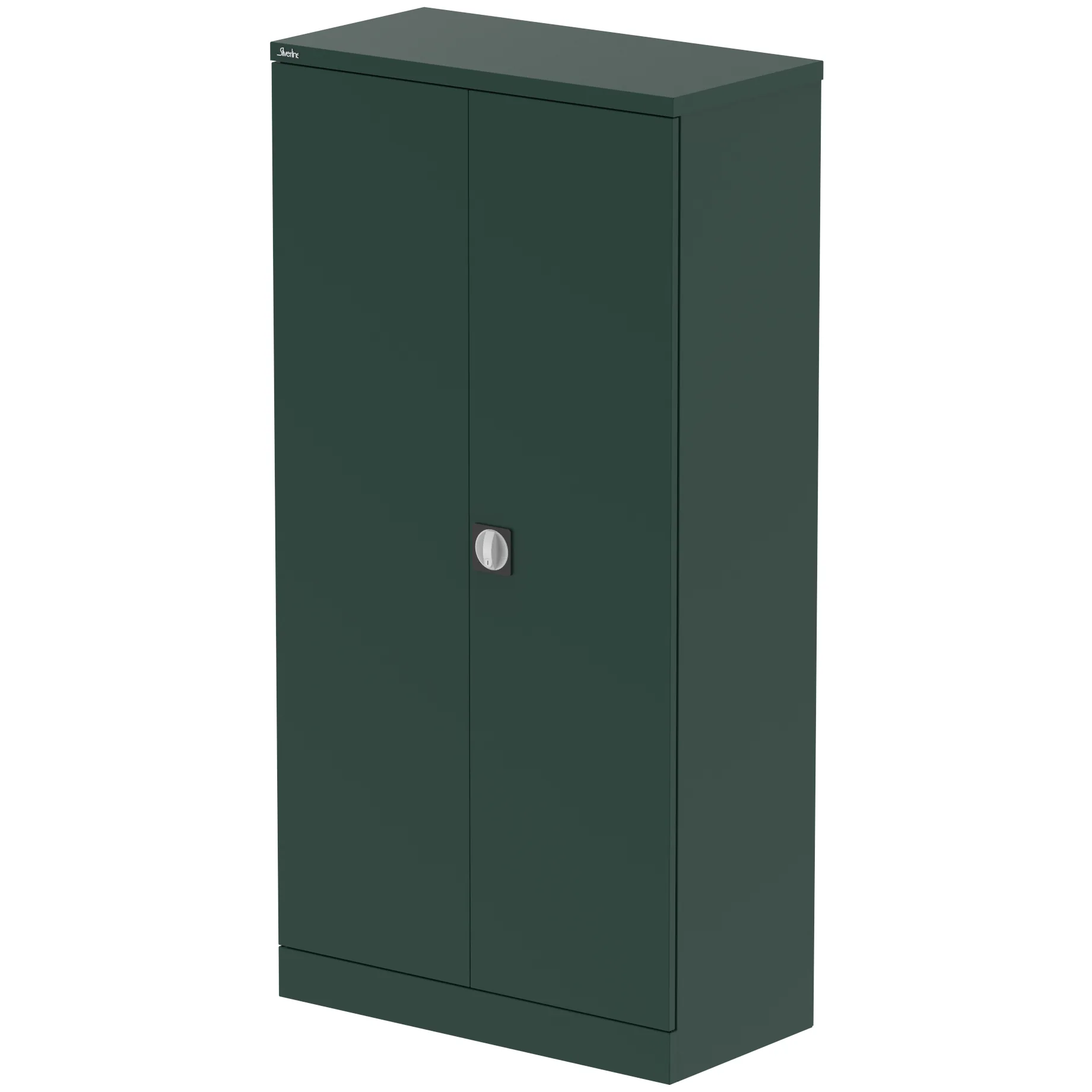 Qube Steel 2-Door Stationery Office Cupboard with Shelves