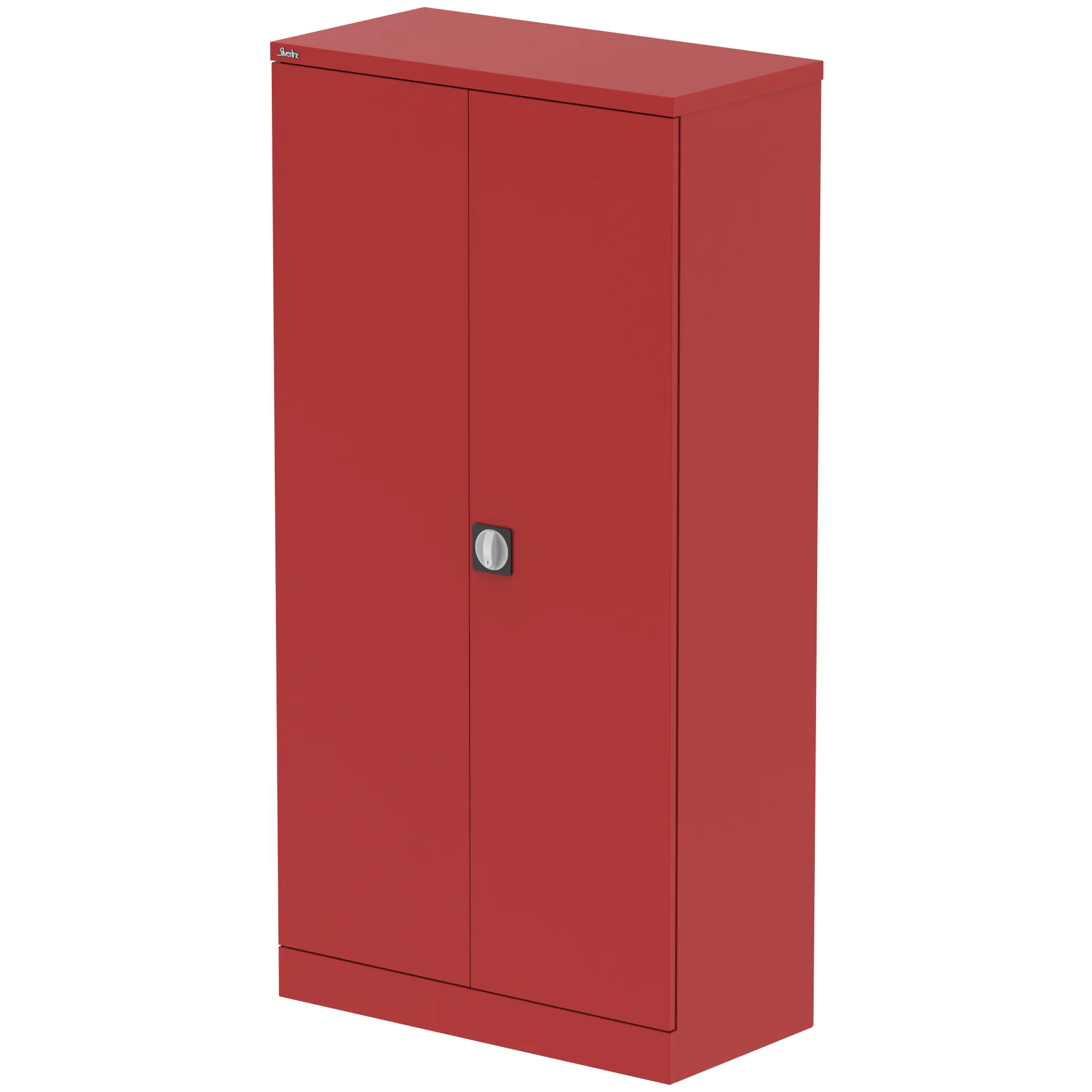 Qube Steel 2-Door Stationery Office Cupboard with Shelves