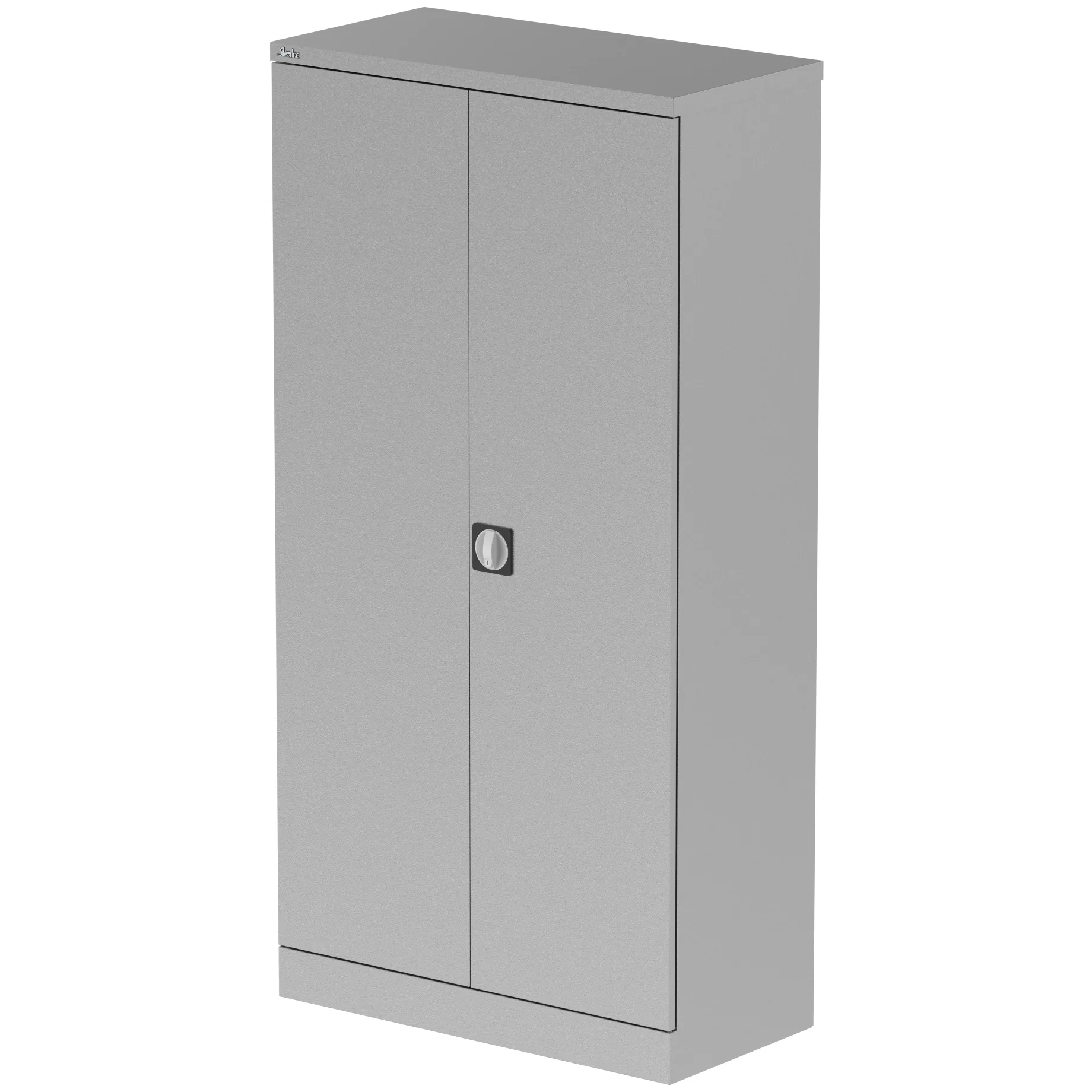 Qube Steel 2-Door Stationery Office Cupboard with Shelves