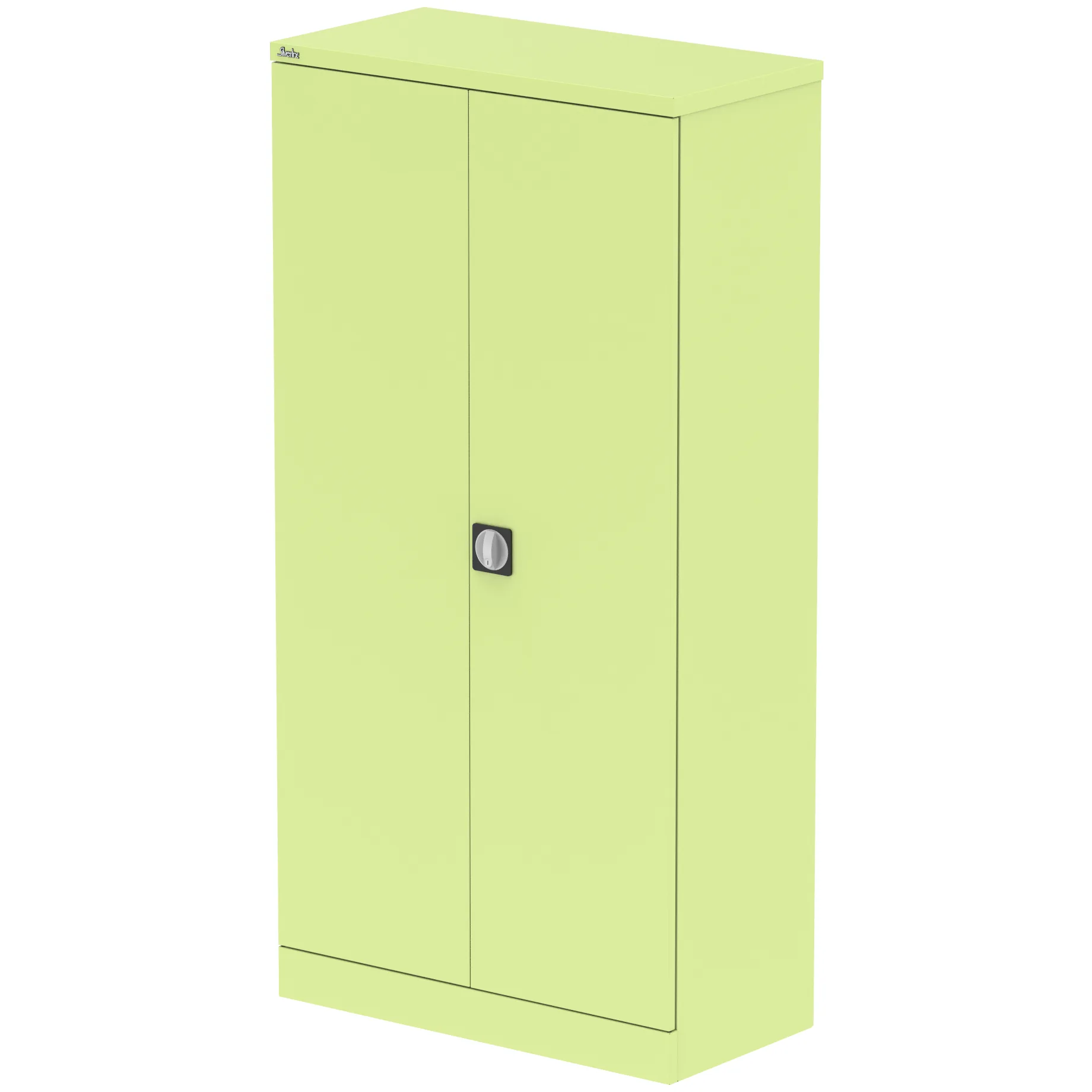 Qube Steel 2-Door Stationery Office Cupboard with Shelves