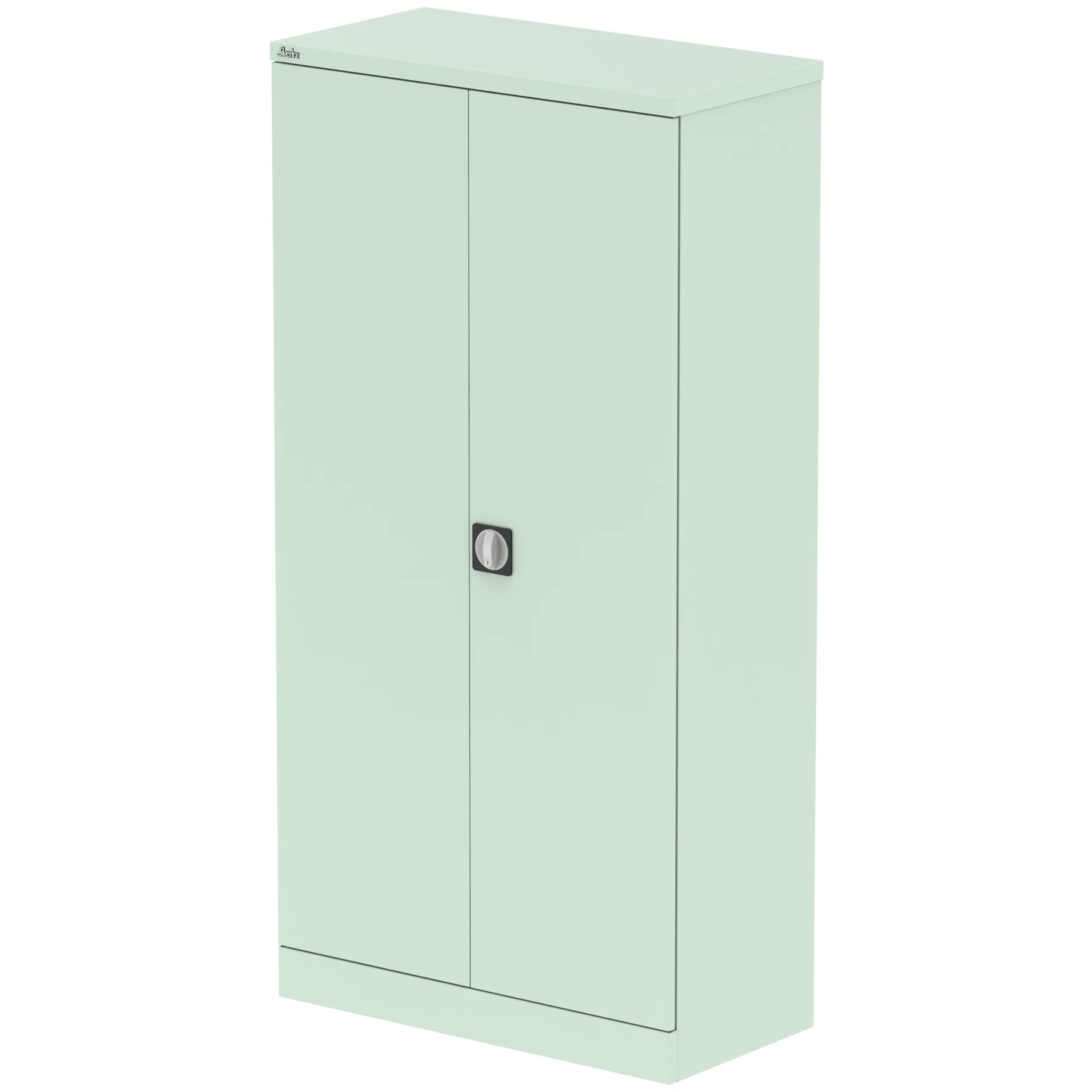 Qube Steel 2-Door Stationery Office Cupboard with Shelves