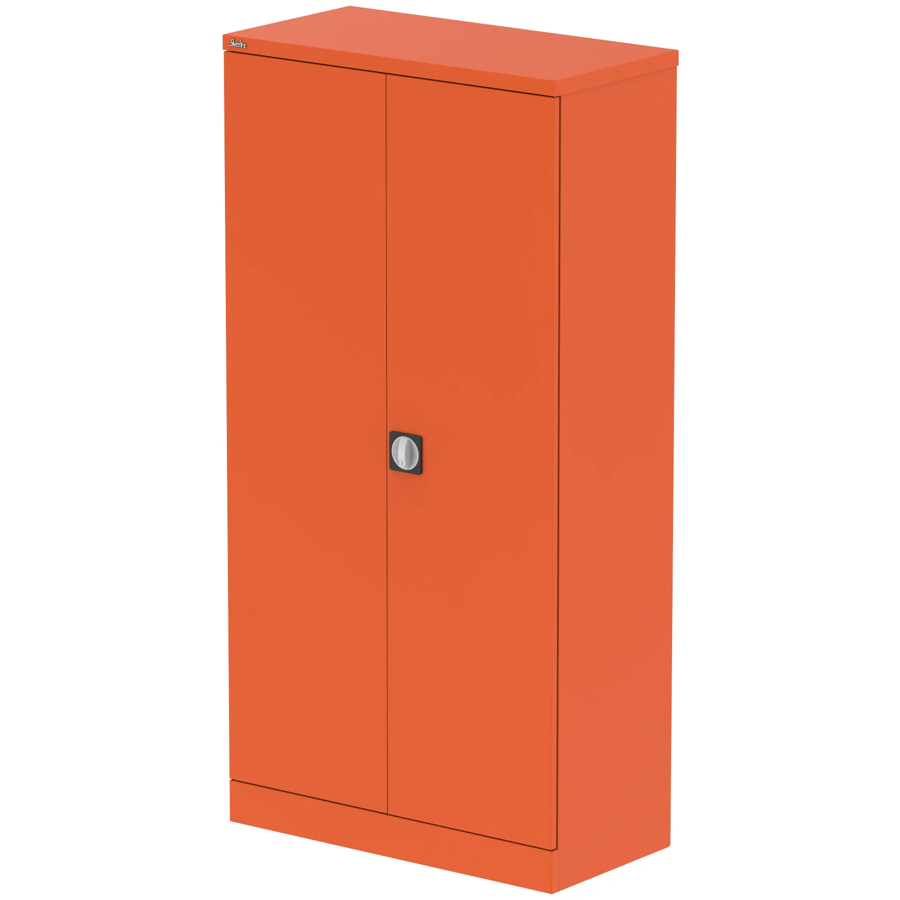 Qube Steel 2-Door Stationery Office Cupboard with Shelves