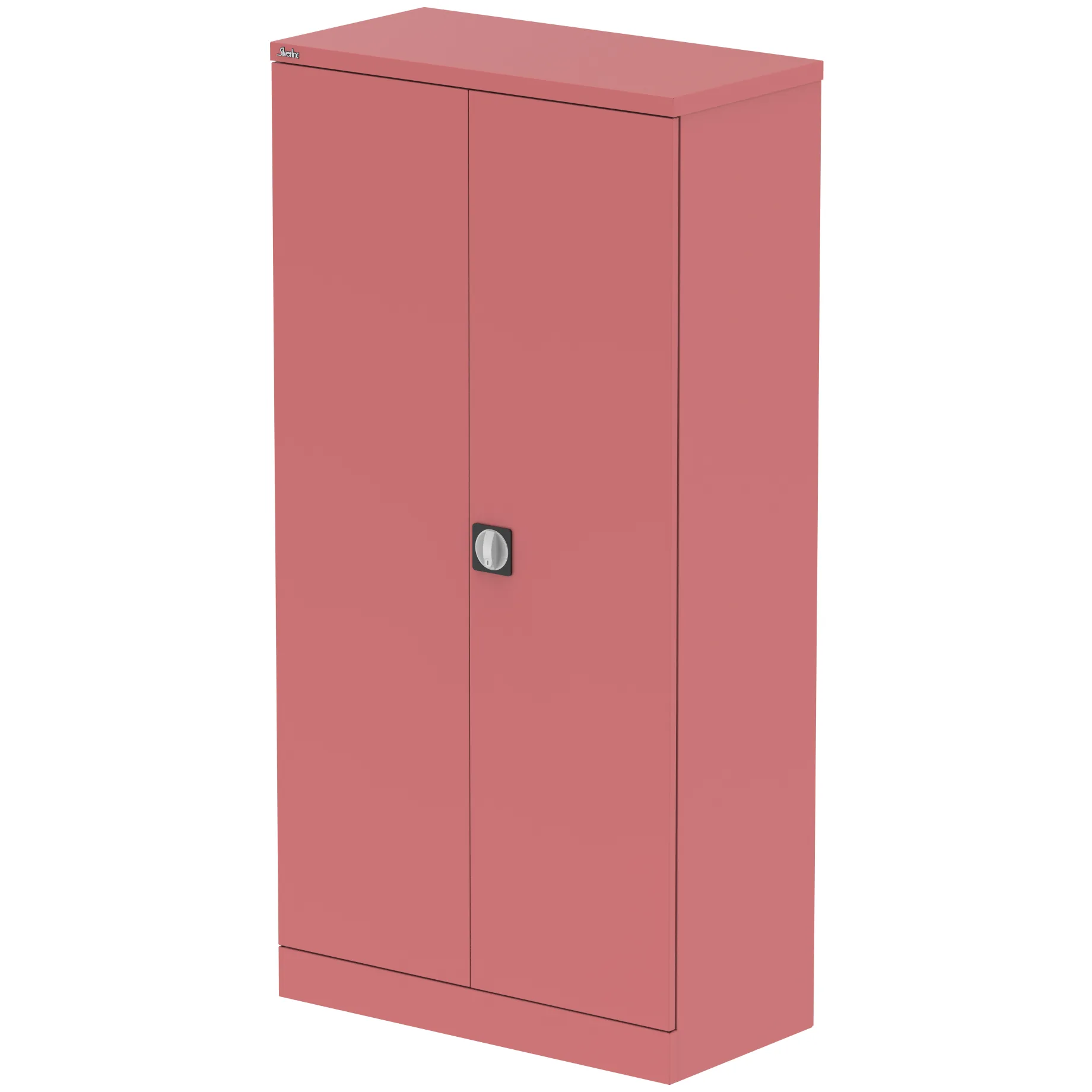 Qube Steel 2-Door Stationery Office Cupboard with Shelves