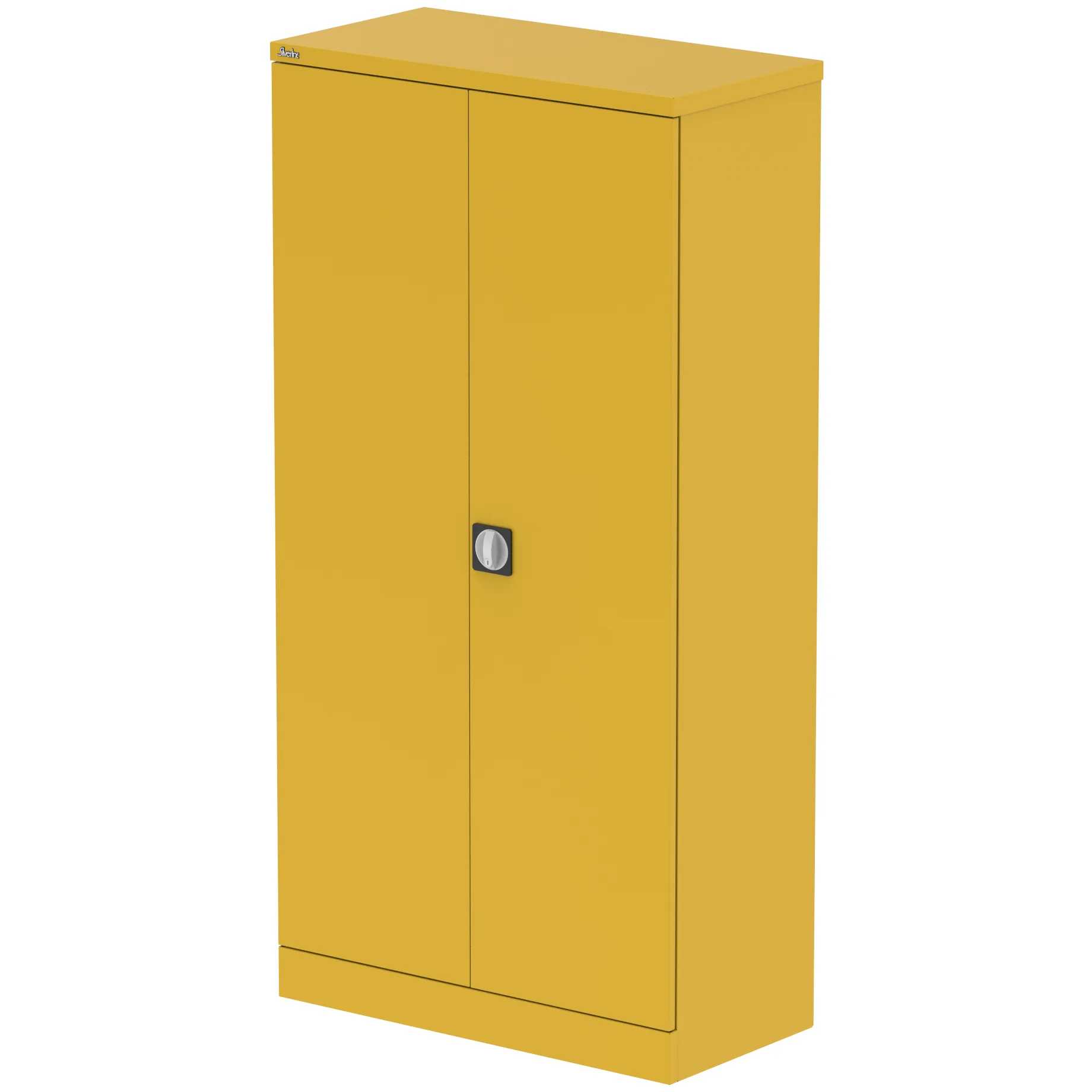 Qube Steel 2-Door Stationery Office Cupboard with Shelves