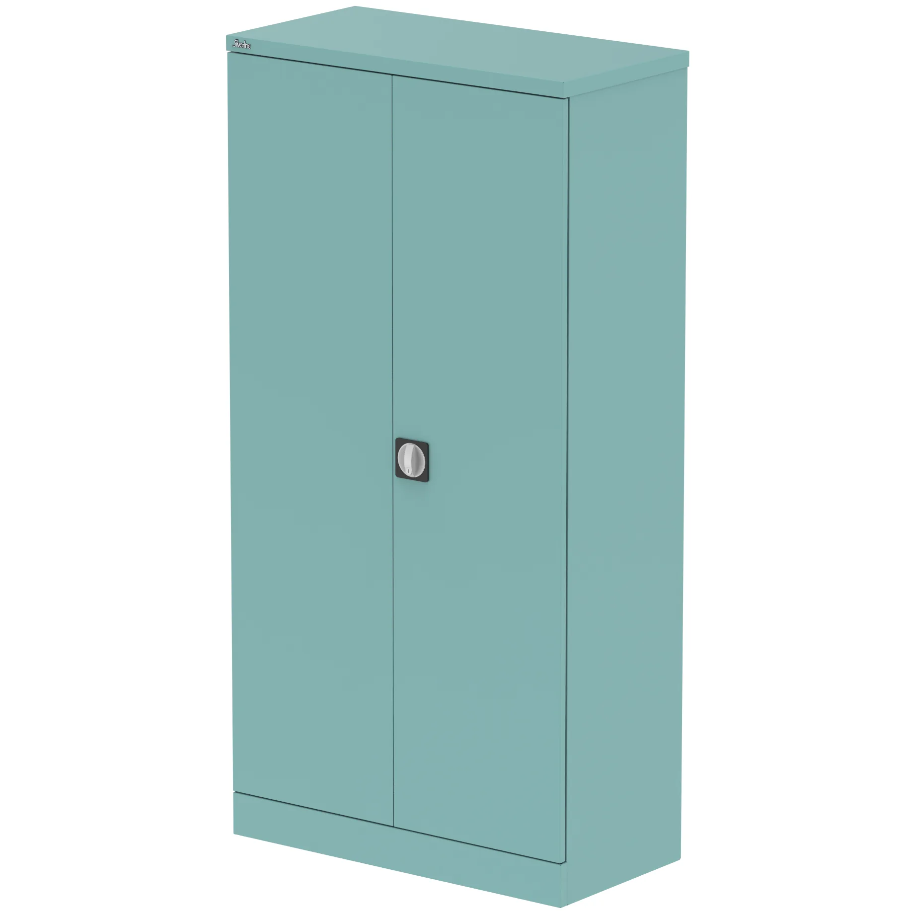 Qube Steel 2-Door Stationery Office Cupboard with Shelves